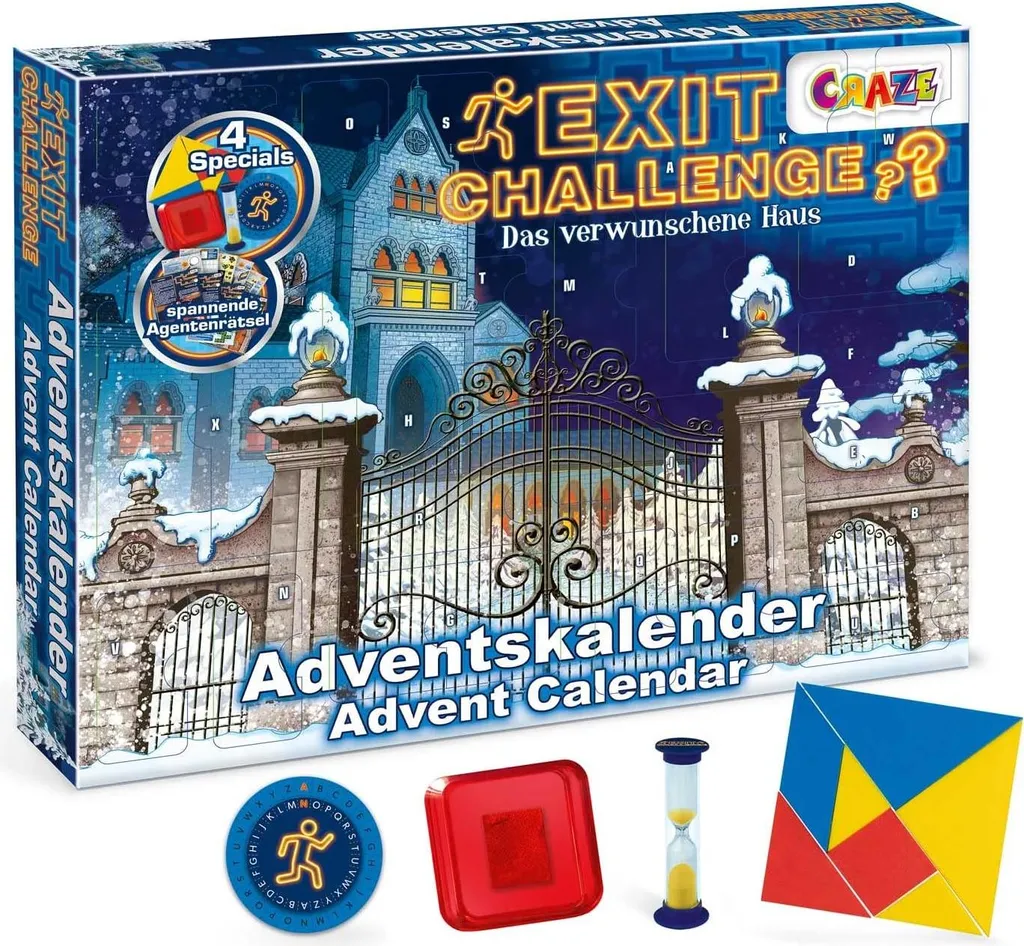Exit Challenge Enfant Calendrier de l'Avent - 24 Jours de Défis Logiques - 4