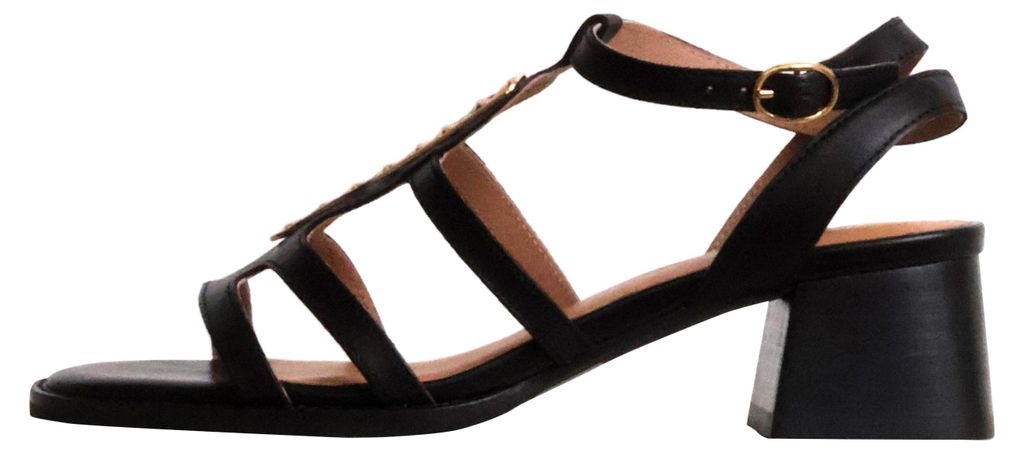 Ledersandalen mit Absatz Catalina