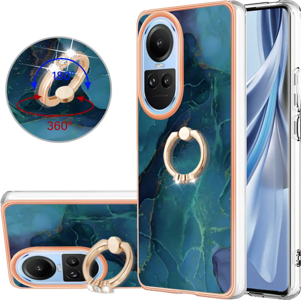 DESSEN Cover per OPPO Reno 8 5G / Reno8 5G - Silicone Custodia Antiurto Protezione Fotocamera Case Antishock Morbida TPU Bumper Resistente, Nero