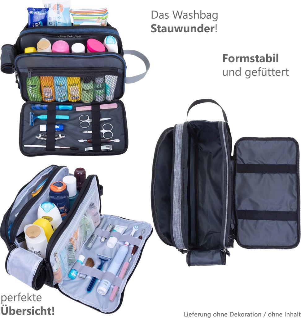 Kulturbeutel Kulturtasche gross viele Fächer | Kaufland.de
