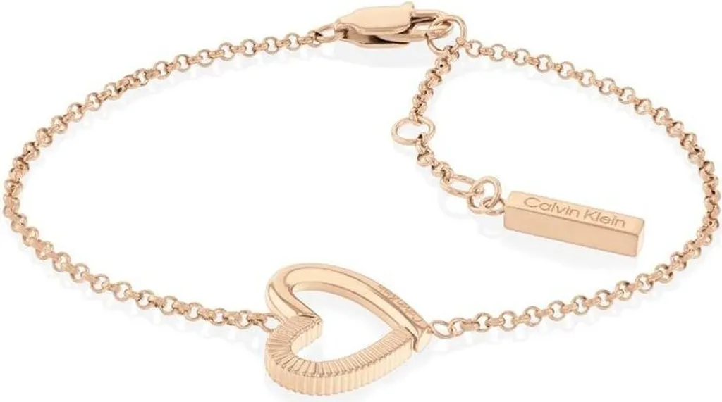 Bracelet Gourmette Femme Calvin Klein 35000389 Chic en Acier Poli Argent