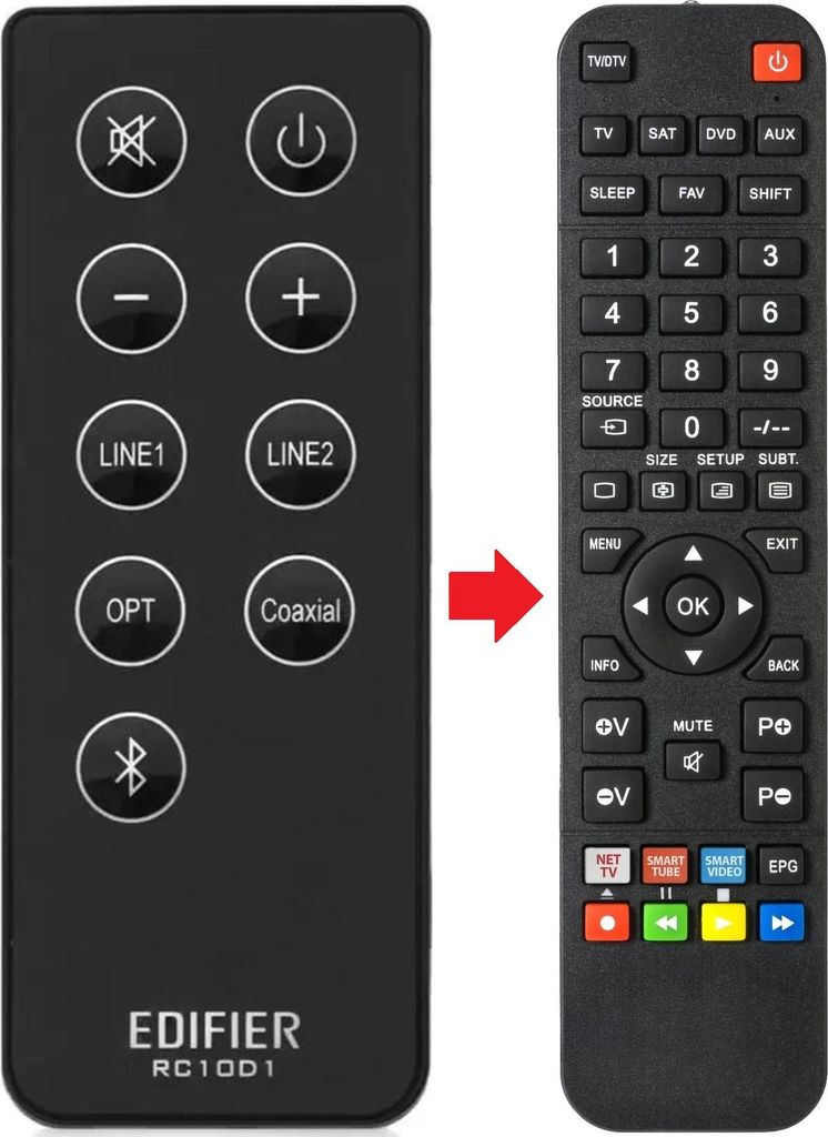 Fernbedienung geeignet für EDIFIER RC-10D1