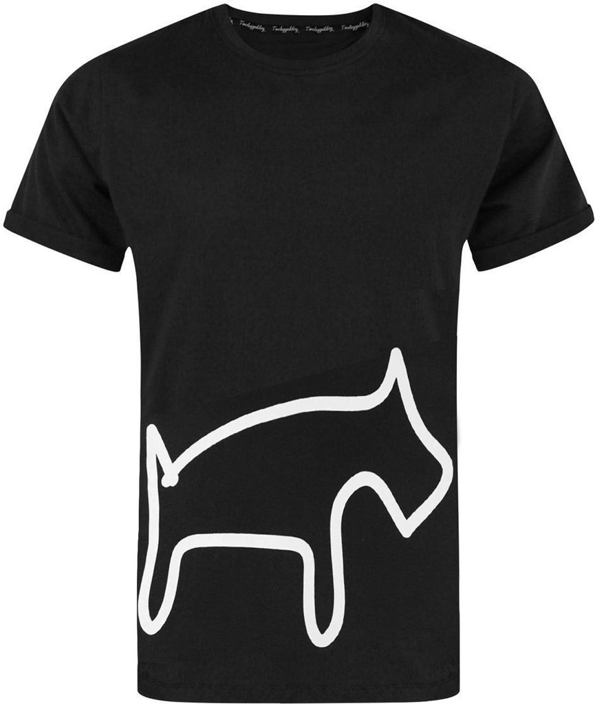 Two Legged Dog - T-Shirt für Herren NS5579 (L) (Schwarz)