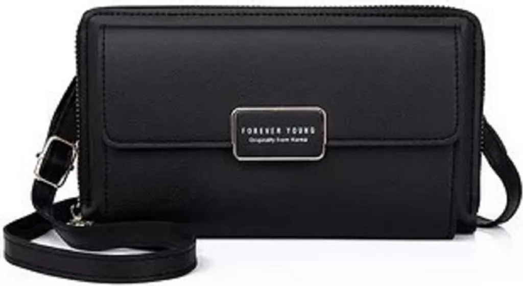 Portafoglio Professionale Donna Nero KP12688 Elegante e Capiente