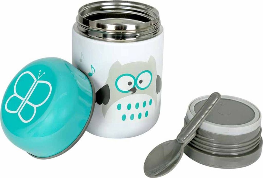 bblüv Baby-Thermoskanne Thermoskanne Kinder 300 ml Eule