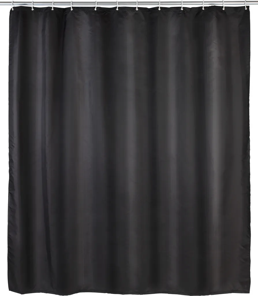 WENKO Tenda da Doccia 180x200 Antimuffa | Vasca e Doccia Nero
