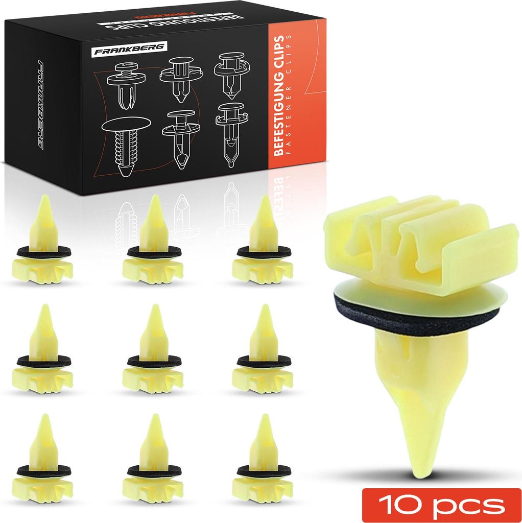 Frankberg 10x Befestigungsclips Hinterrad für Toyota RAV 4 IV V Hyundai Equus/Centennial