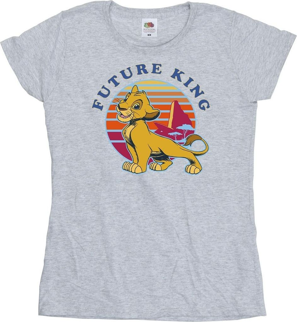 Disney - "The Lion King Future King" T-Shirt für Damen BI25285 (XL) (Grau)