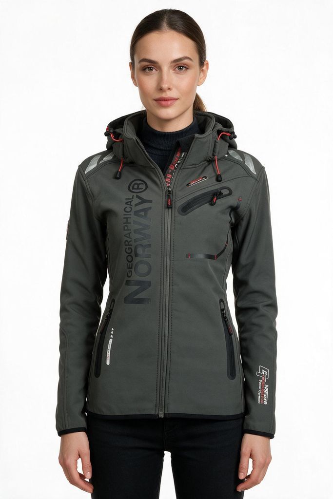 Geographical Norway WU6099F/GN Grey/Black Damen-Jacke in Produktbild 