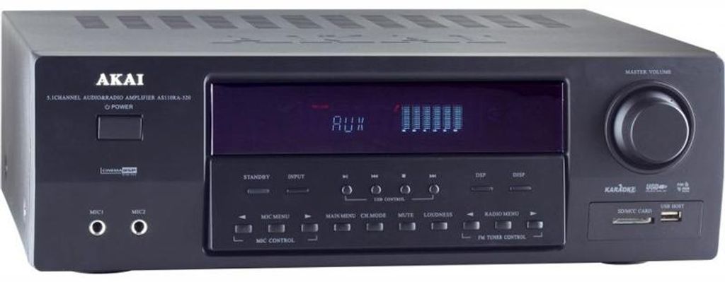 Akai AS110RA-320, 30 W, 5.1 Kanäle, Surround, 0,1%, 650 mV, Produktbild 