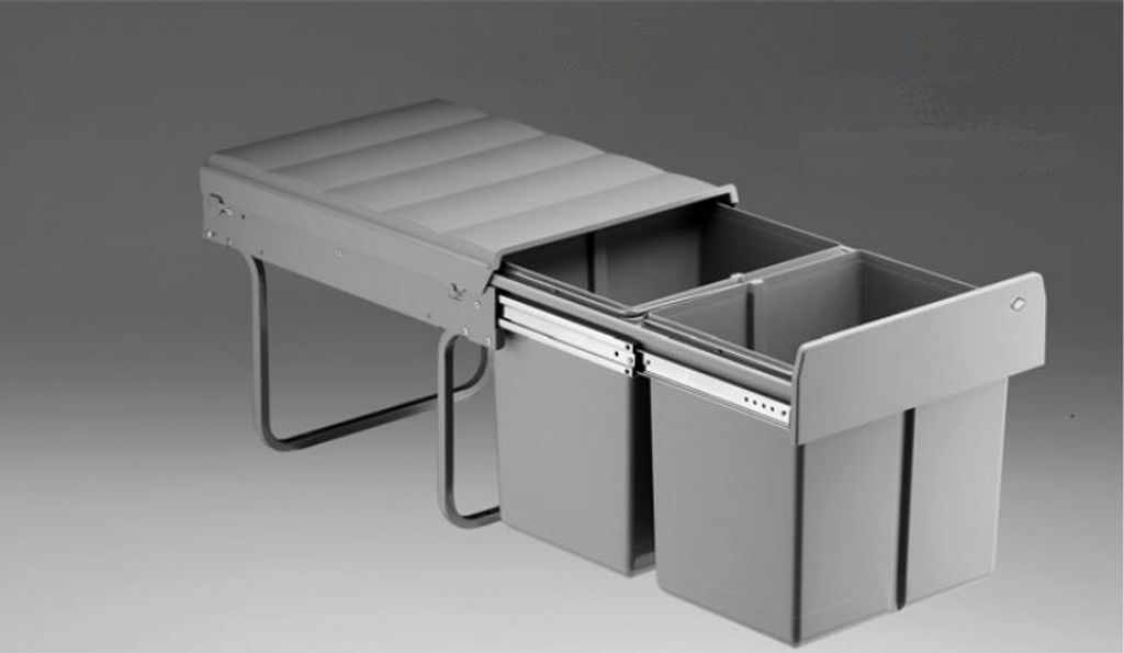 WESCO Collecteur de déchets encastrable Double Master 40 DT Image du produit 