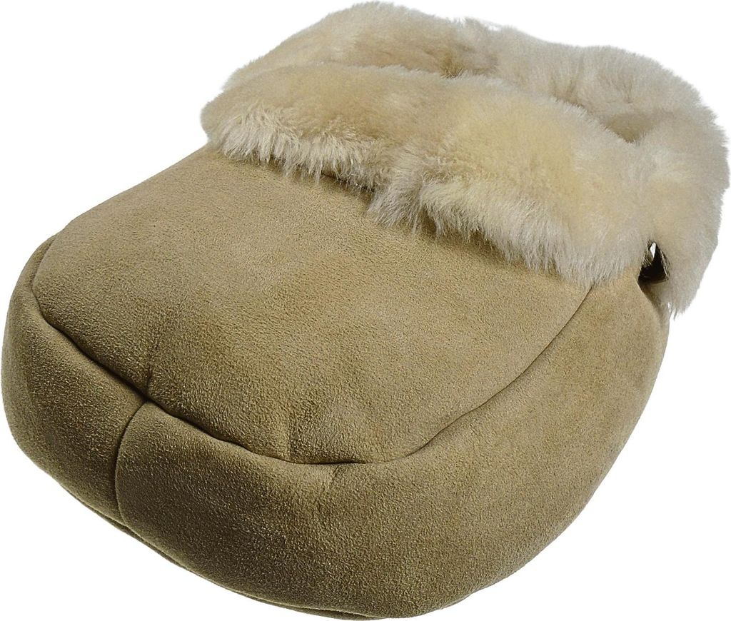 Fußsack aus echtem Lammfell