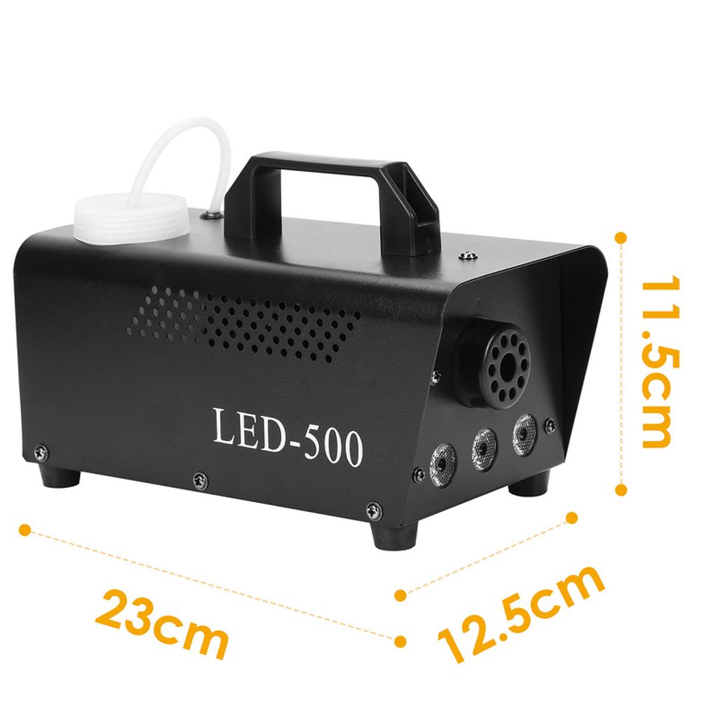 RGB Nebelmaschine LED 500W mit Fernbedienung für Hochzeit Party Bühne Lichter DJ 