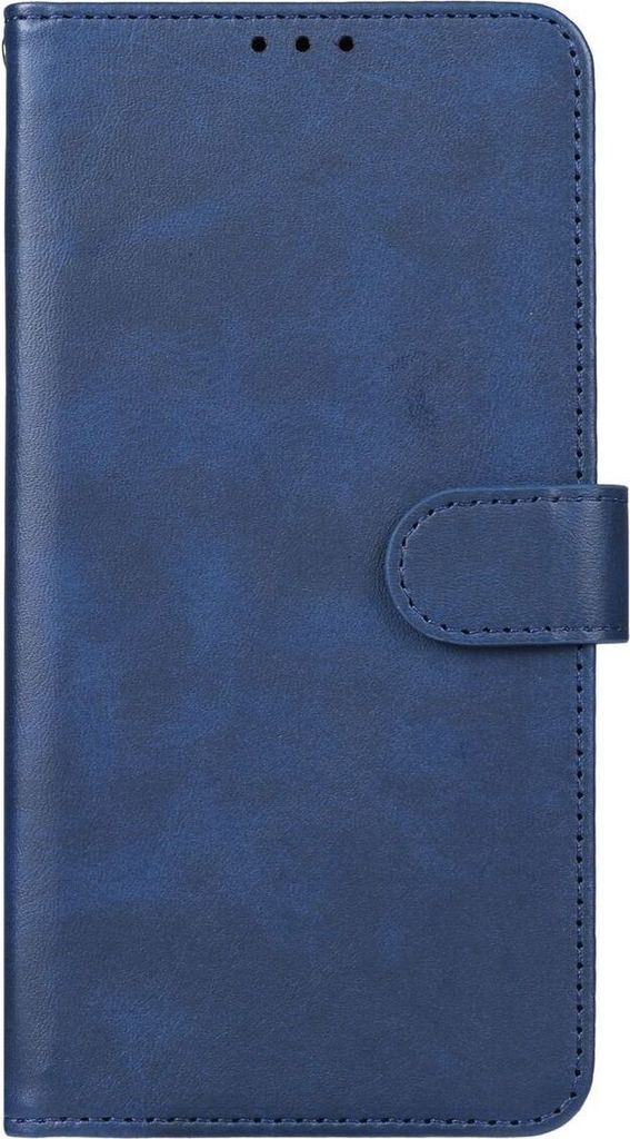 König Design Hülle kompatibel mit Samsung Galaxy S23 Kunstleder Handyhülle - Handy Case Blau