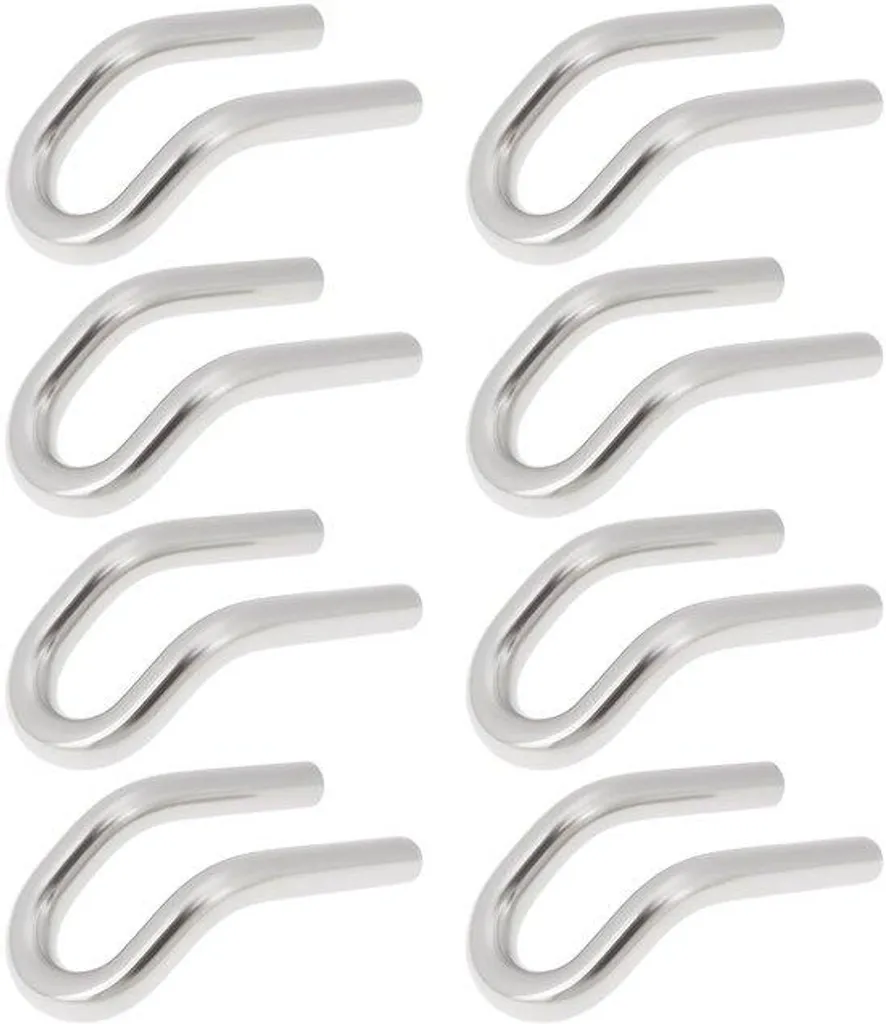 Attaches Échappement Moto 12x30mm Forme U Résistantes à la Chaleur x8
