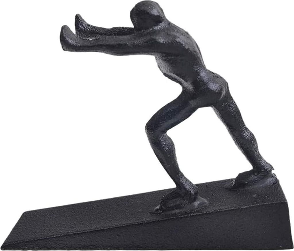 Türstopper aus Gusseisen, schwerer Türstopper, dekorativer Türstopper, Antikollisions-Türkeil, Dekoration aus Gusseisen und Schmiedeeisen, perf...