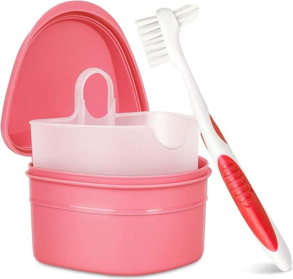 Kunstgebitreinigungsset - Reinigungsbox inklusive Bürste - Rosa
