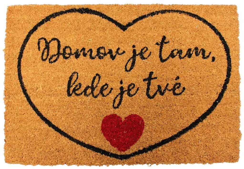 Home Elements Fußmatte Home is where your heart is 40 x 60 cm