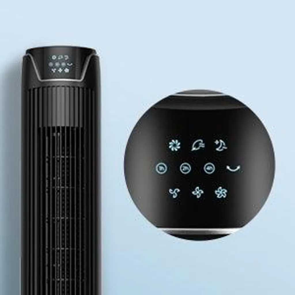 Ventilateur tour silencieux 91 cm avec 3 modes et commande à distance