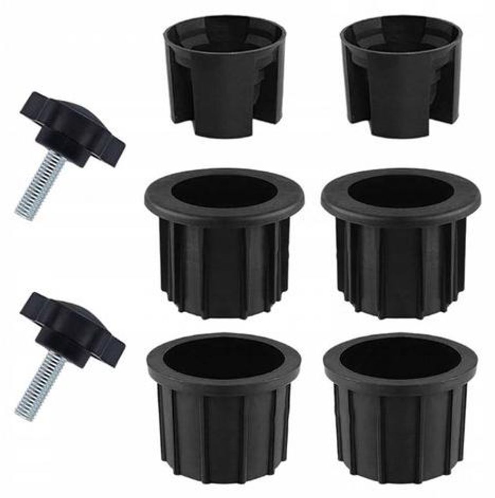 Parasolstandaard-Ersatzteile - 32, 38, 48 mm - Handknop-Schrauben - Terrassen- und Balkonset - für Außenmöbel in der Gartenhütte