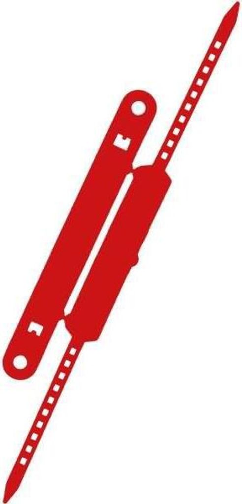 Heftstreifen + Deckschiene VE=100 Stück rot