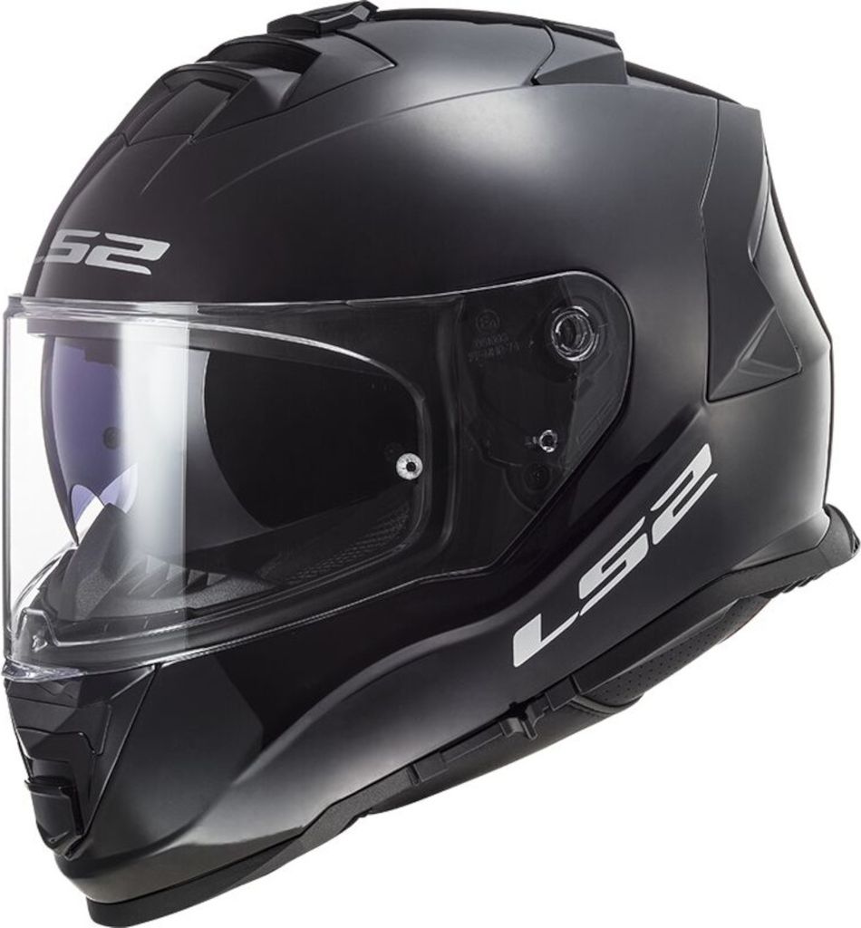 LS2 FF800 Storm Solid Helm, schwarz, 2XL (63/64)