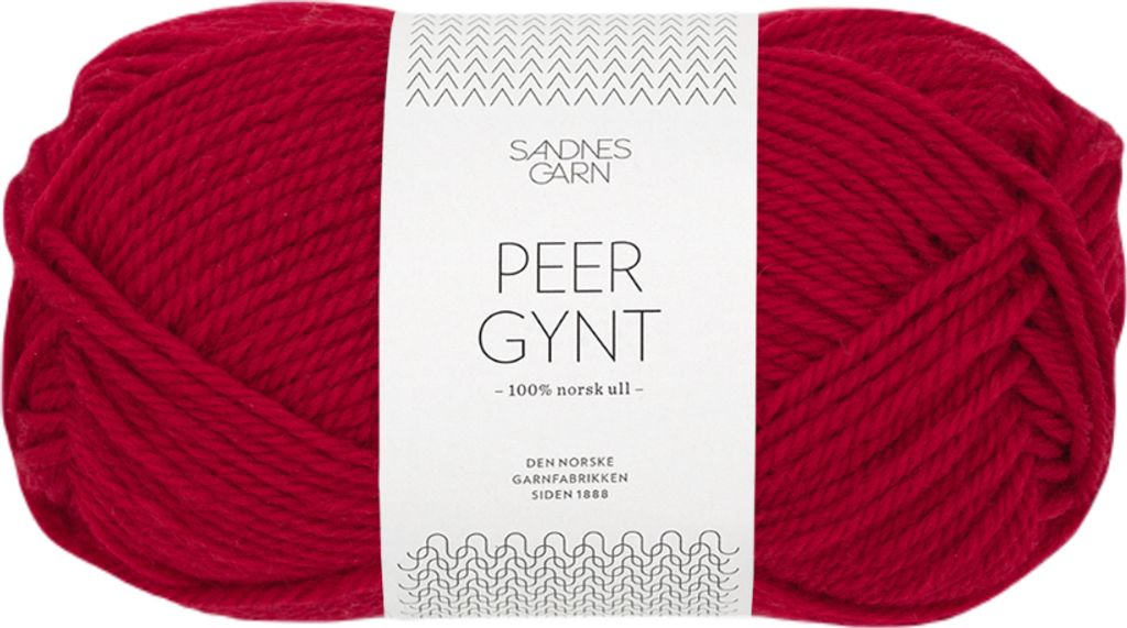 Sandnes Peer Gynt 50g - 100% Schurwolle Rot 4228 Produktbild 