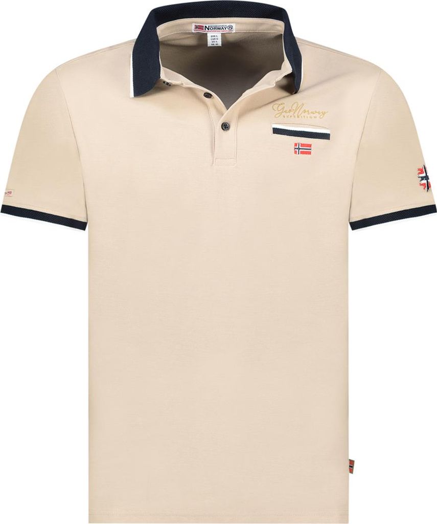Geographical Norway Kara Polo Beige - Große M