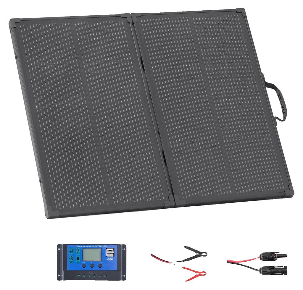 Panel solar plegable VEVOR de 100 W, tipo N, con 16 celdas, Imagen del producto 