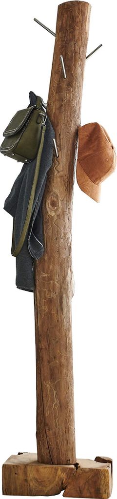Garderobe Sedan aus Teakholz, naturbelassen, Produktbild 