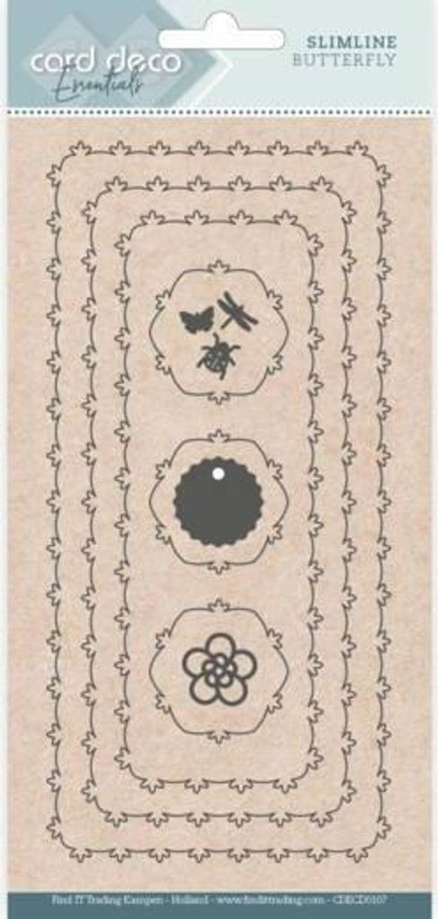 Card Deco - Stanzschablone XXL - Rahmen - Schmetterling