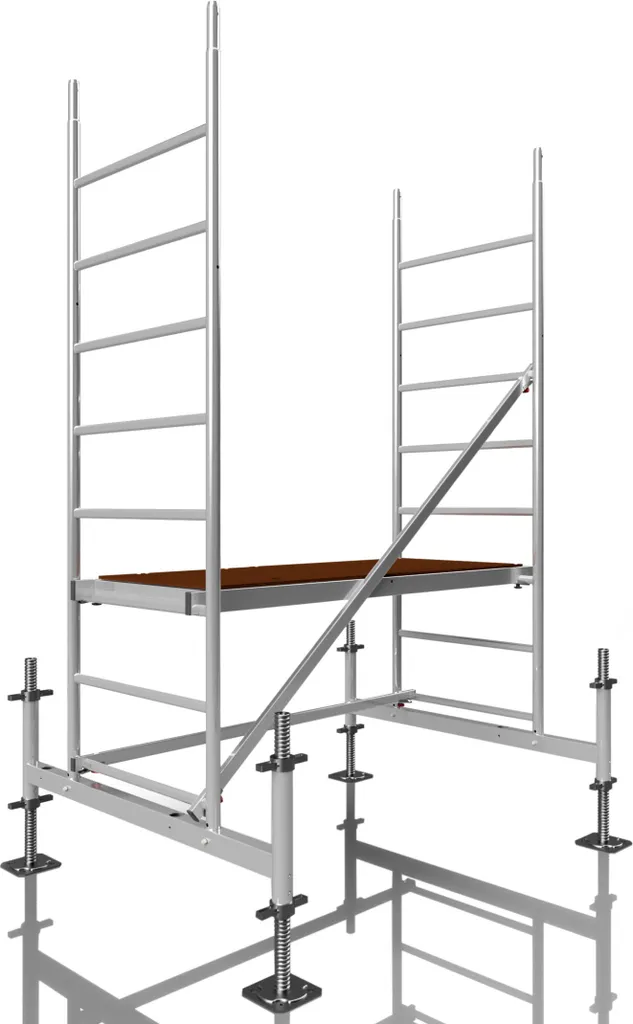 Échafaudage roulant ALTEC Rollfix 300 aluminium de 3 mètres de hauteur