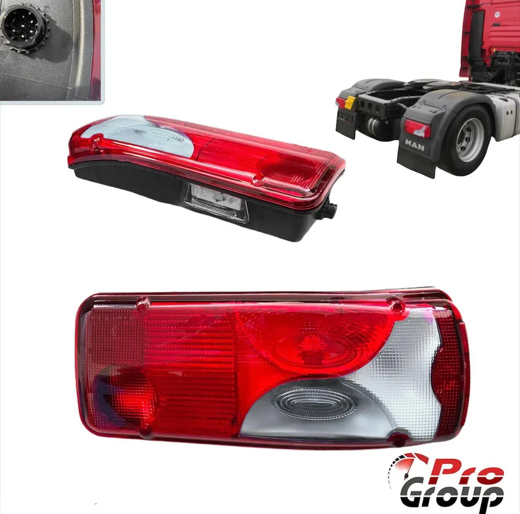 2 x luce posteriore combinata luce posteriore bianca per MAN TGA TGL TGM TGX dal 2005