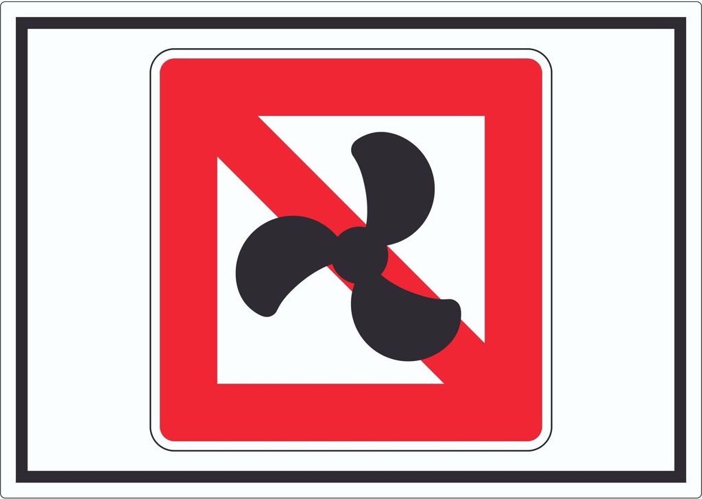 Keine Motorboote Symbol Fahrverbot für Fahrzeuge mit Motor A5 (148x210mm)
