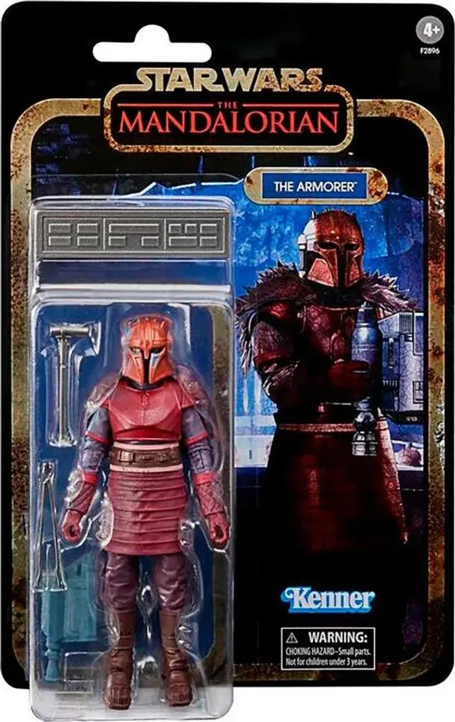 Figurine articulée L'Armurier Star Wars Black Series haute qualité 15cm