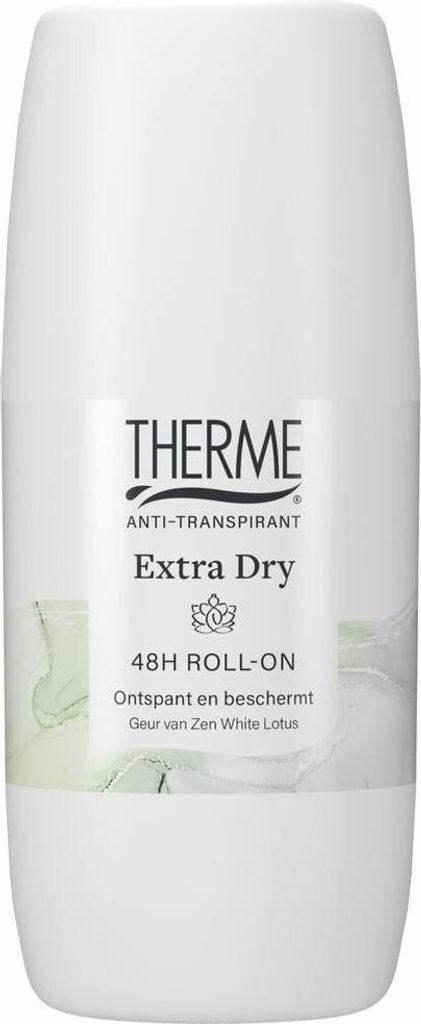 Therme – Extra Dry Zen White Lotus Roller – Antitranspirant – Schützend – 60 ml - 1 Stück