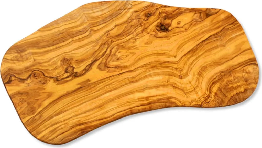 Grande planche à découper durable en olivier véritable de 40 cm