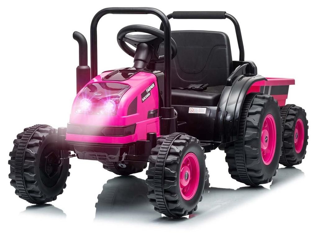 Véhicule à batterie Tracteur Milly Mally Farmer rose Image du produit 