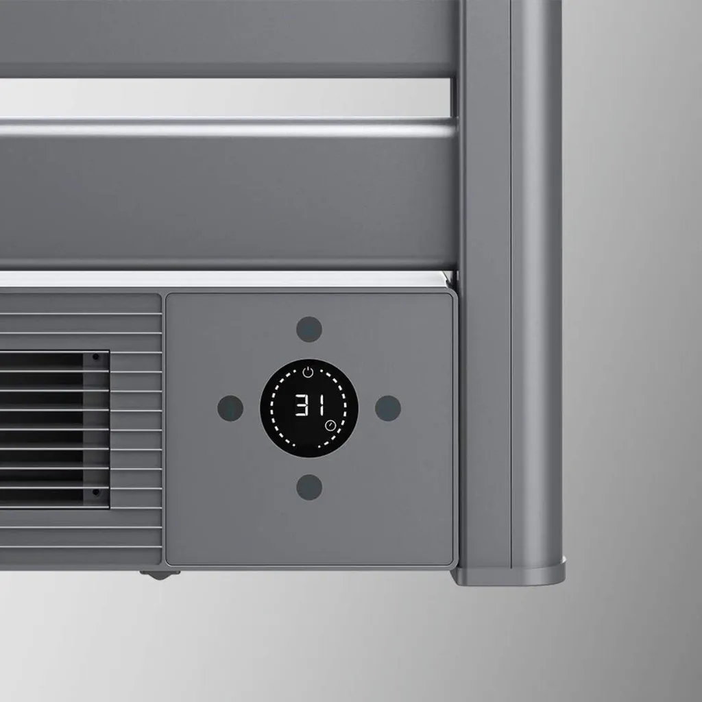 Sèche-serviette Céramique 2000W ReadyWarm 9780 : Puissance et Design Inox