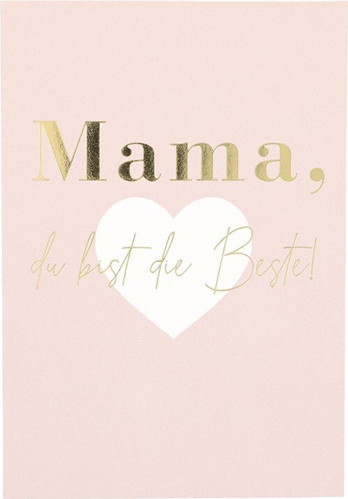 Klappkarte Hello you 25-Mama, du bist die Beste! Produktbild 