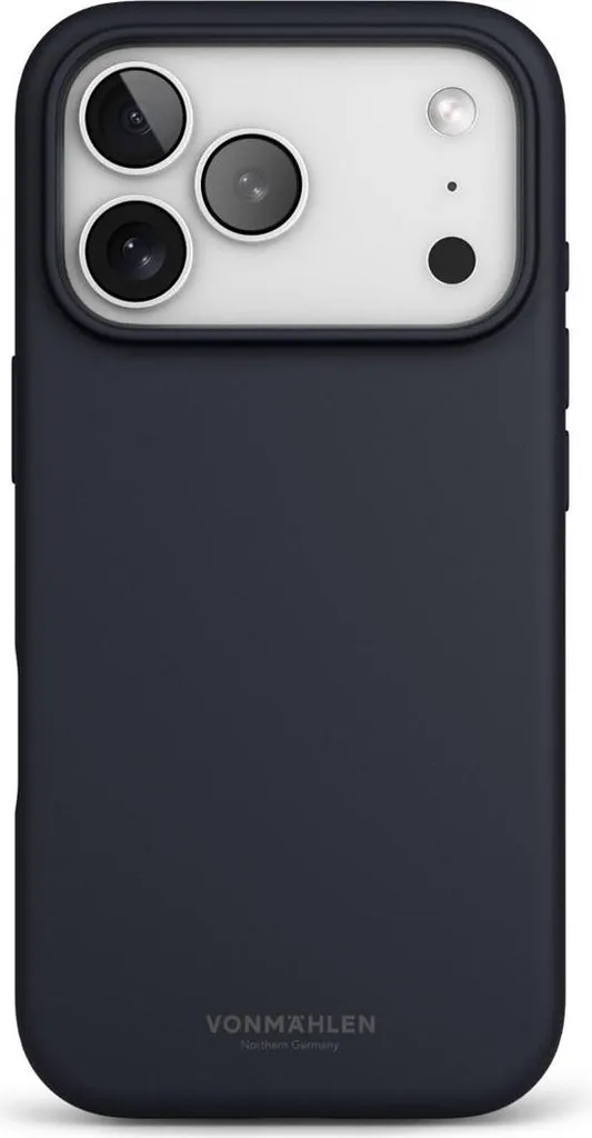 Coque de protection pour iPhone 17 Pro en silicone bleu marine