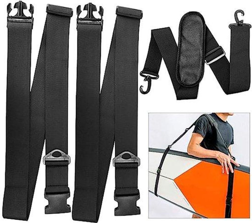 Verstelbare Surfboardträger, Paddleboard-Accessoire, Schultergurt, Stand-up-Paddleboard-Träger, kajakfähiger Tragriem, Pedalträger