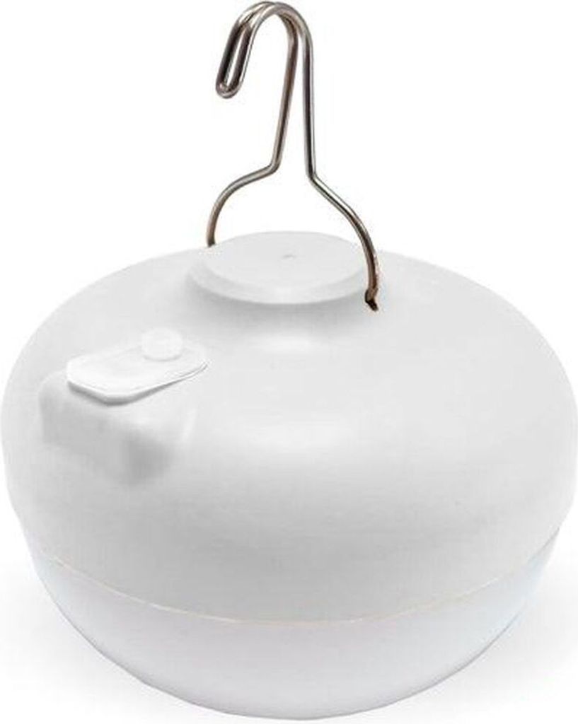 LED Leuchtmittel Solar + USB tragbar Akku Haken Magnet Ø 11 cm 2700 K dimmbar Fernbedienung Außenlampe Campingleuchte