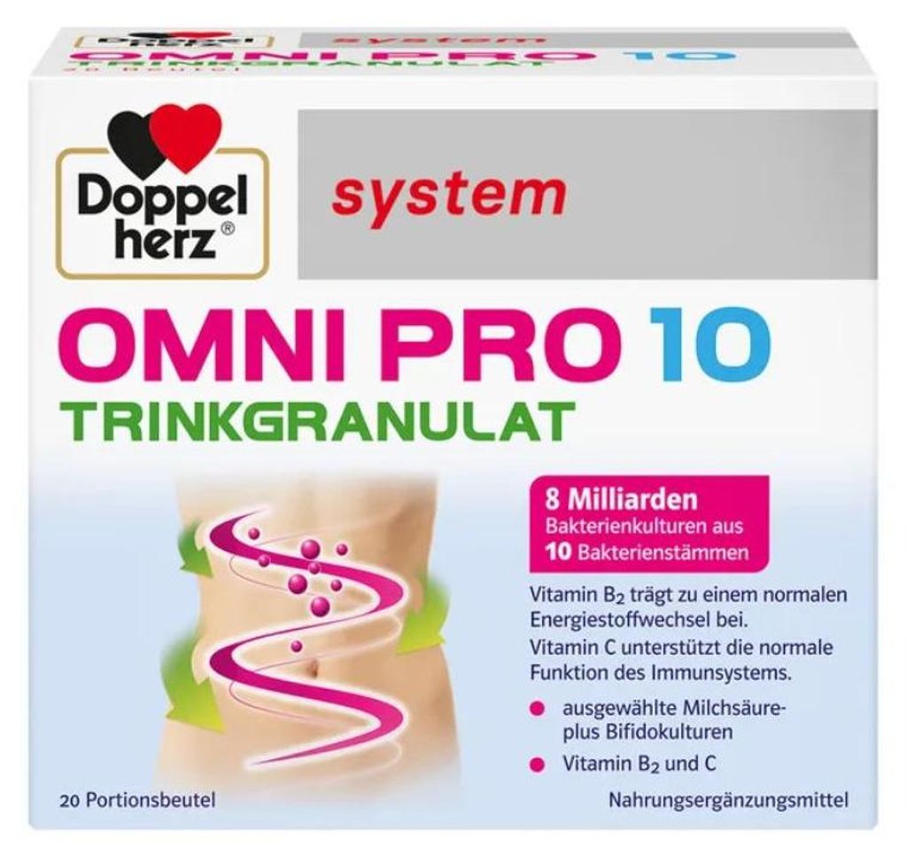 Sistema a doppio cuore OMNI PRO 10 granuli da bere, 20 pz. Immagine del prodotto 