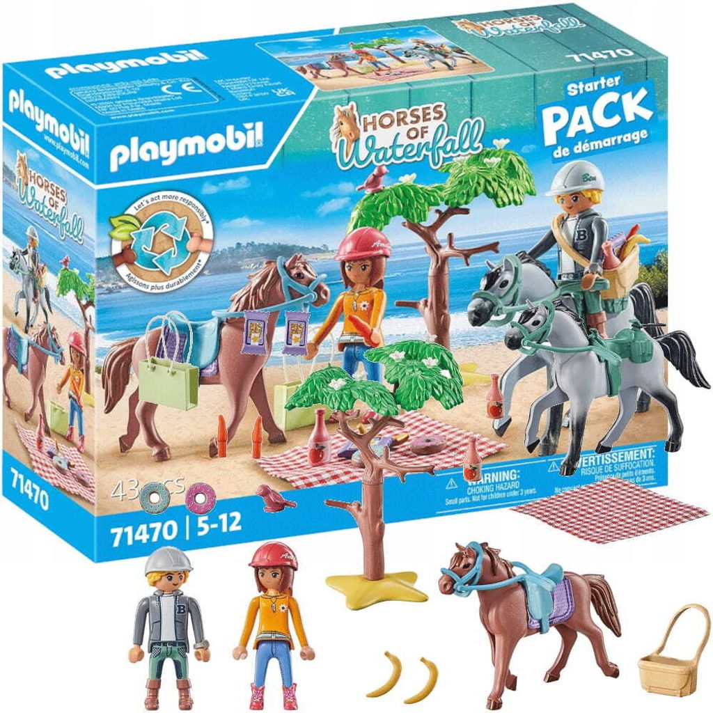 PLAYMOBIL Horses of Waterfall 71470 Reitausflug an den Produktbild 