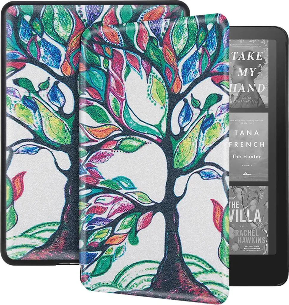 Étui de Protection Antivol pour Kindle Paperwhite 2024 Motif Arbre Zen
