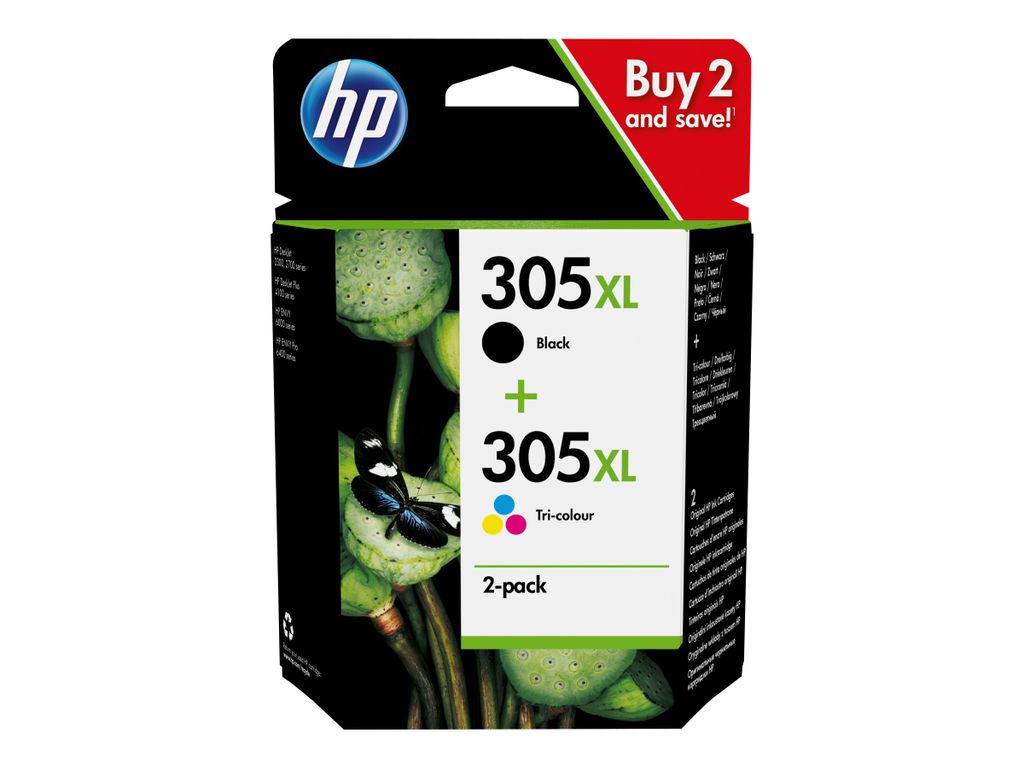 HP Ergiebigkeit Hohe - 305XL - 2er-Pack