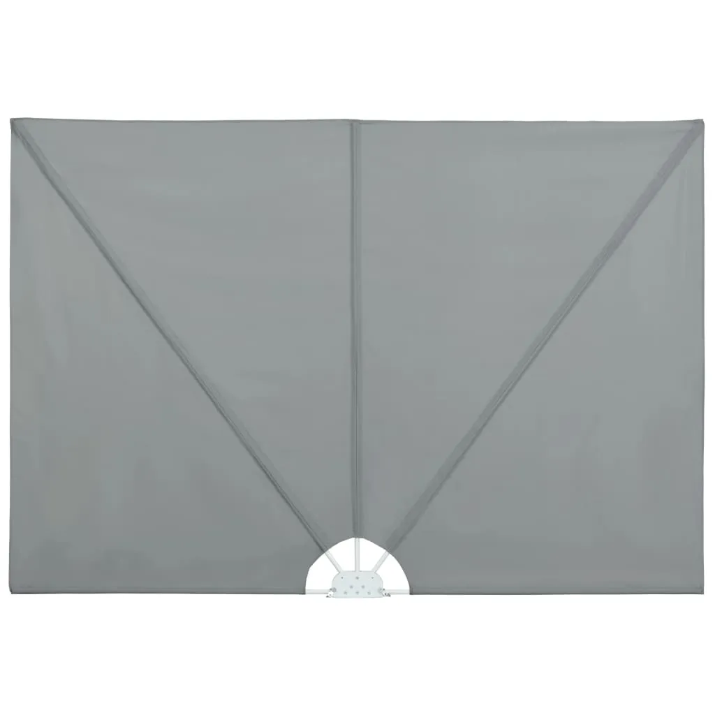 vidaXL Panneaux Latéraux Terrasse Pliables Gris 300x200 cm - Intimité