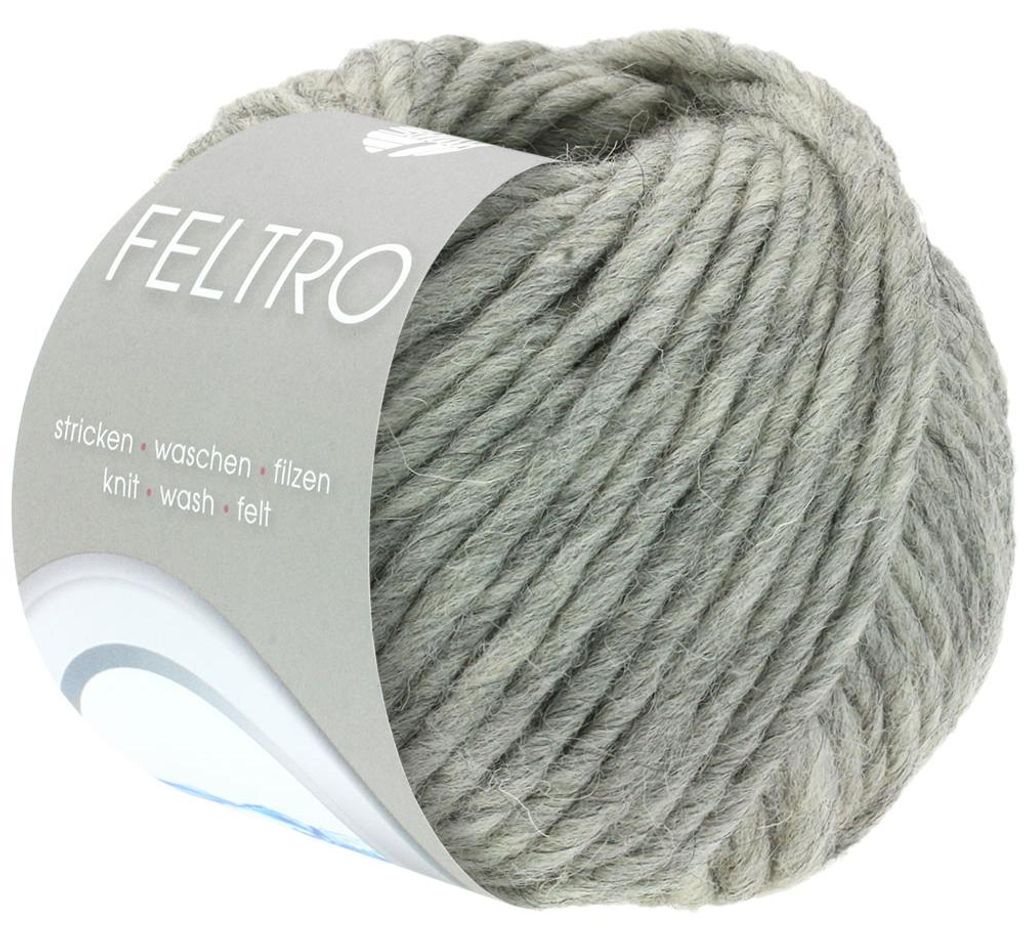 Lana Grossa - Feltro 0003 grau meliert Produktbild 