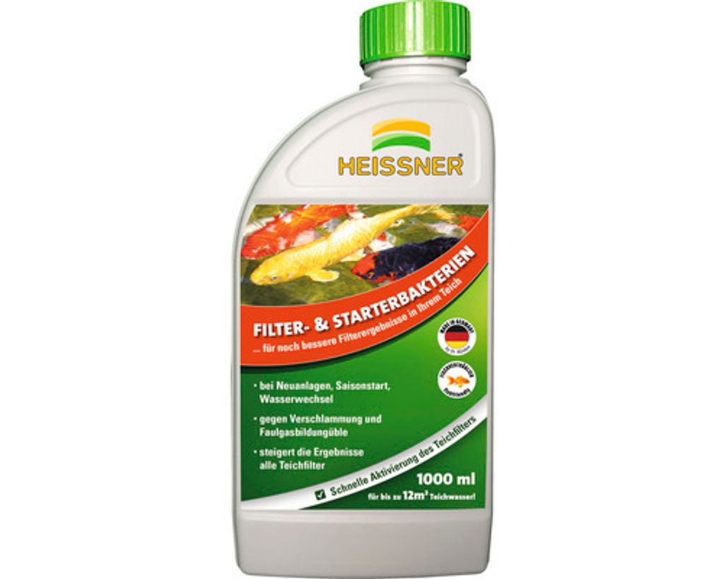 Heissner Teichpflege "FILTER- & START-BAKTERIEN", 1000ml Produktbild 